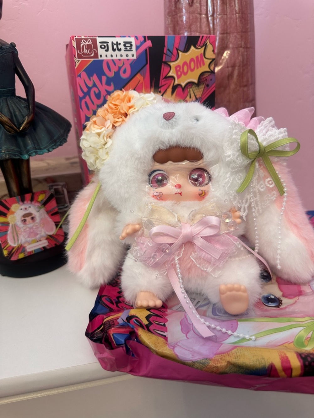 Kebidou Little Creamy Bunny Confirmed Cotton Sleepy Moonlight